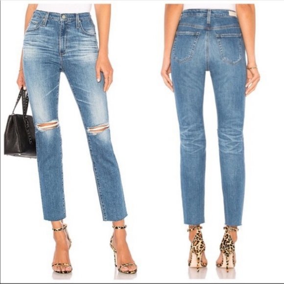Ag Adriano Goldschmied Denim - AG Isabelle Straight Crop Jean